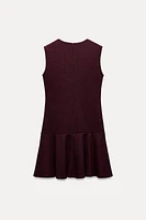 ROBE COURTE TEXTURÉE