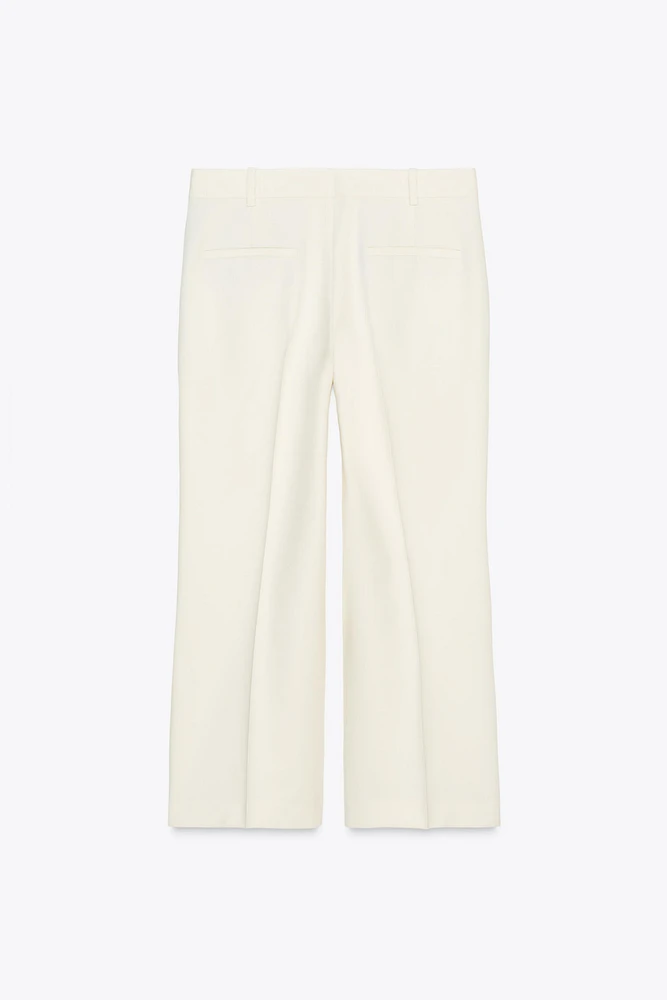 ZW COLLECTION HIGH-WAISTED CROP PANTS