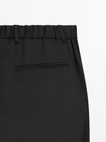 Pantalon relaxed fit à pinces