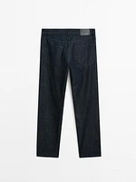 Jean tapered en coton mélangé