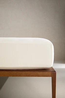COTTON JERSEY FITTED SHEET | 11.8" THICK (140 GXM²)