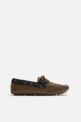 MOCASSINS CASUAL EN CUIR