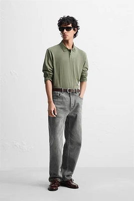 LIGHTWEIGHT COTTON POLO SHIRT