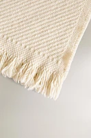PLAID LAINE UNI FRANGES