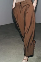 PANTALON COURT À PINCES ZW COLLECTION