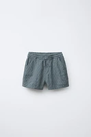 JACQUARD TEXTURE SHORTS