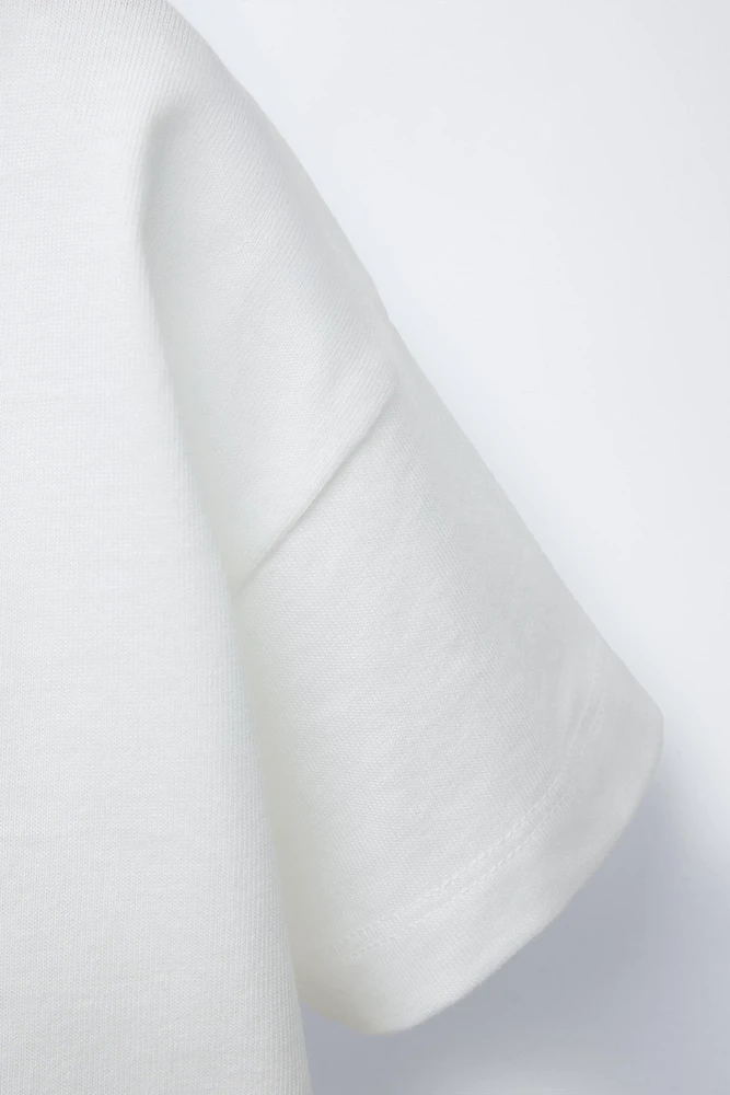 GINGHAM APPLIQUÉ T-SHIRT