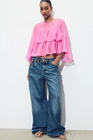 BLOUSE VOLANTS