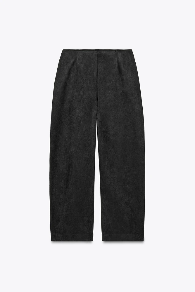 FAUX SUEDE PANTS