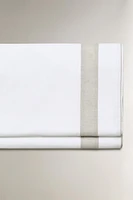 COTTON FLAT SHEET WITH BORDER