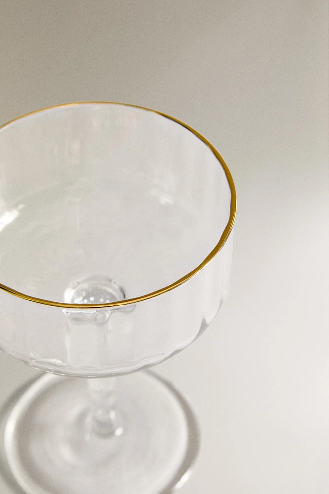VERRE À VIN RECYCLABLE RELIEF