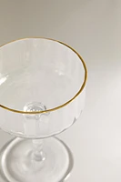 VERRE À VIN RECYCLABLE RELIEF