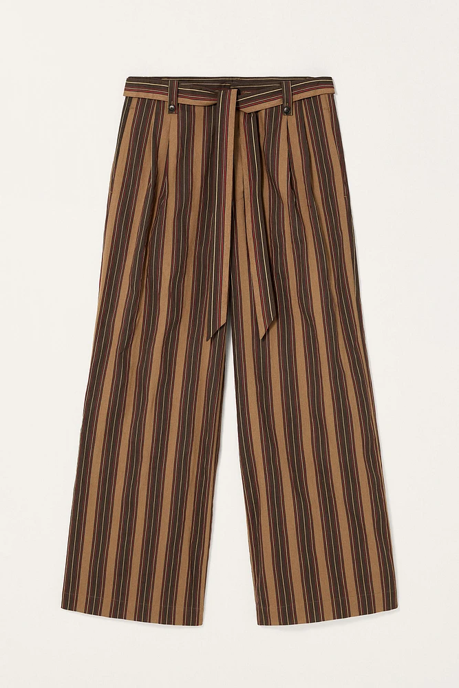 PANTALON RAYÉ CEINTURE LIMITED EDITION