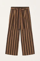 PANTALON RAYÉ CEINTURE LIMITED EDITION