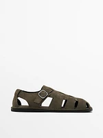 Leather cage sandals - Limited Edition