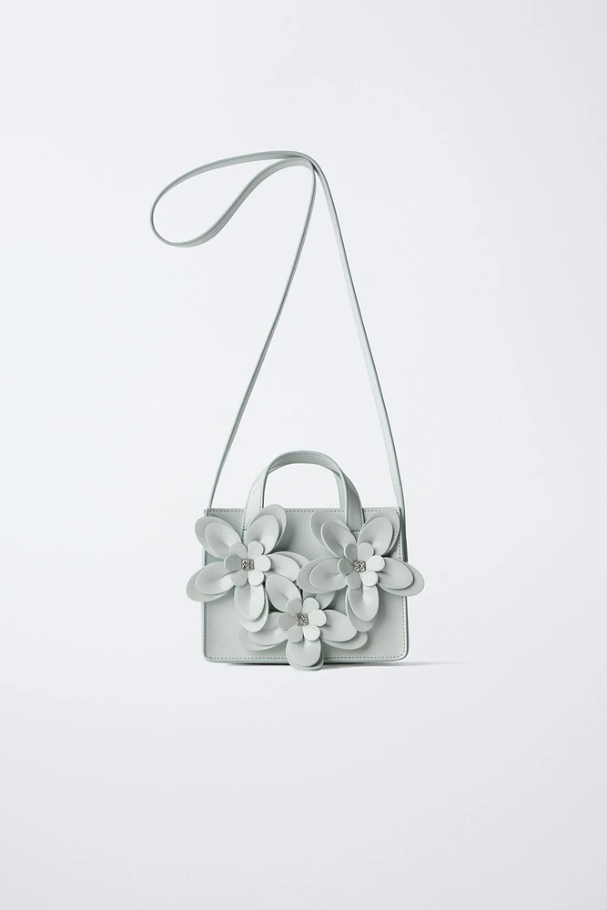 3D FLOWER CROSSBODY BAG
