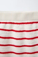 STRIPED KNIT BLOOMERS