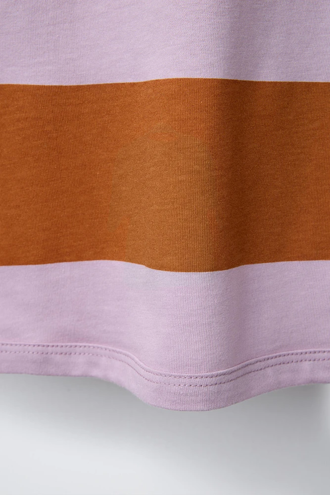 EMBROIDERED STRIPED T-SHIRT