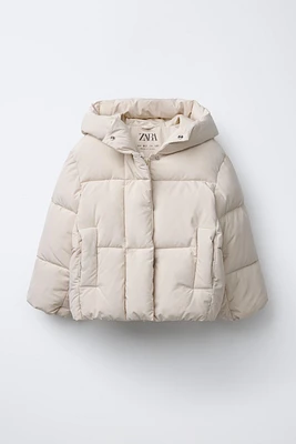 HOODED QUILTED JACKET