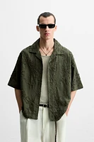 CHEMISE RELIEF FLORAL