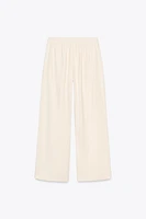 PANTALON LARGE TAILLE ÉLASTIQUE