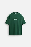 PRINTED TEXT T-SHIRT
