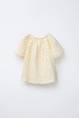 LACE PRINT T-SHIRT