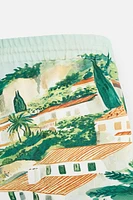 BERMUDA IMPRIMÉ PAYSAGE