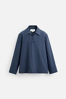 WASHED SMOCK OVERSHIRT