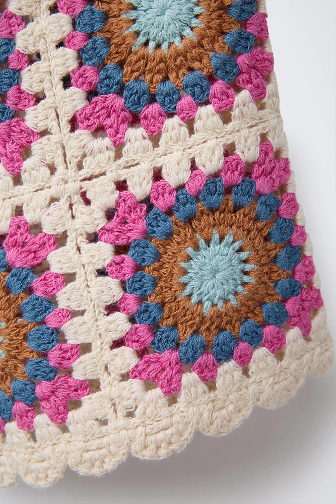 CROCHET KNIT SHORTS