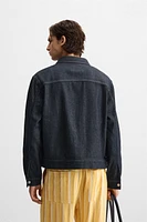 HERRINGBONE DENIM JACKET