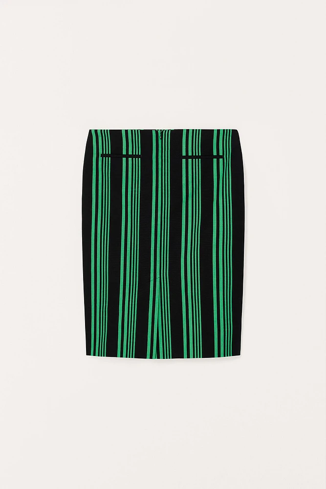 STRIPED STRAIGHT SKIRT LIMITED EDITION
