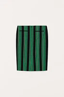 STRIPED STRAIGHT SKIRT LIMITED EDITION