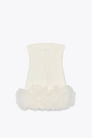 ROBE COURTE EN TULLE AVEC VOLUME DANS LE BAS