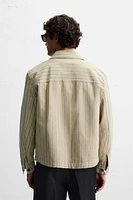 SURCHEMISE RAYURES CHEVRONS