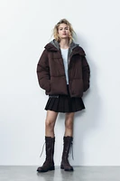 ANORAK REMBOURRÉ ET COURT IMPERMÉABLE COUPE VENT