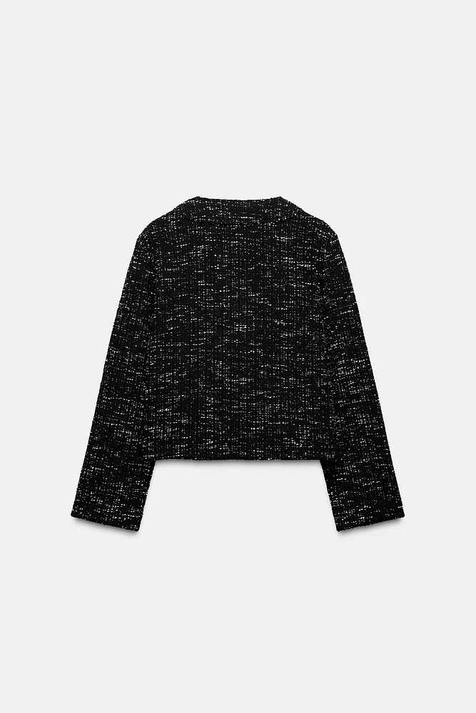 VESTE TEXTURÉE À POCHES