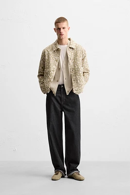 FLORAL JACQUARD JACKET