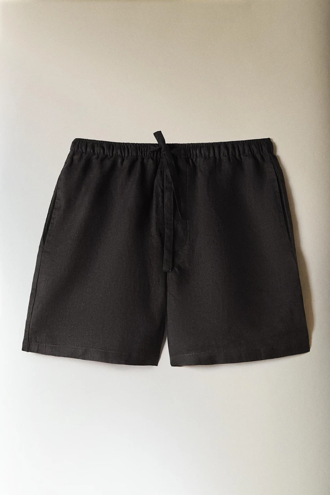 LINEN SHORTS