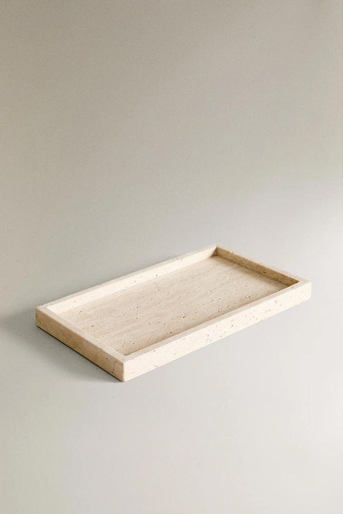 PLATEAU SALLE DE BAIN MARBRE BEIGE