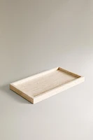 PLATEAU SALLE DE BAIN MARBRE BEIGE