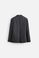 100% LINEN SUIT BLAZER