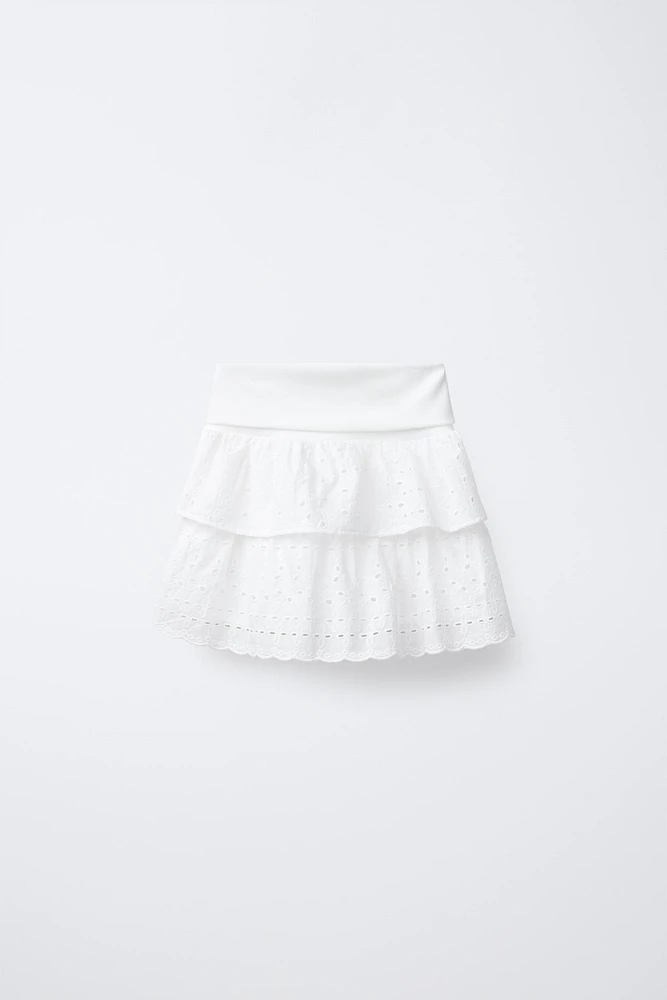 JUPE SCHIFFLY TAILLE REVERS