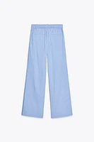 STRIPED PAJAMA PANTS