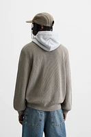 PULL RELAXED FIT STRUCTURÉ