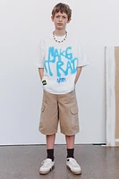 LABEL PRINT T-SHIRT