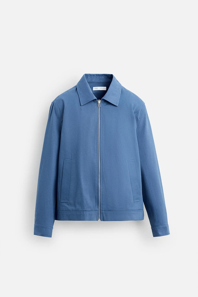 VESTE REGULAR FIT COTON