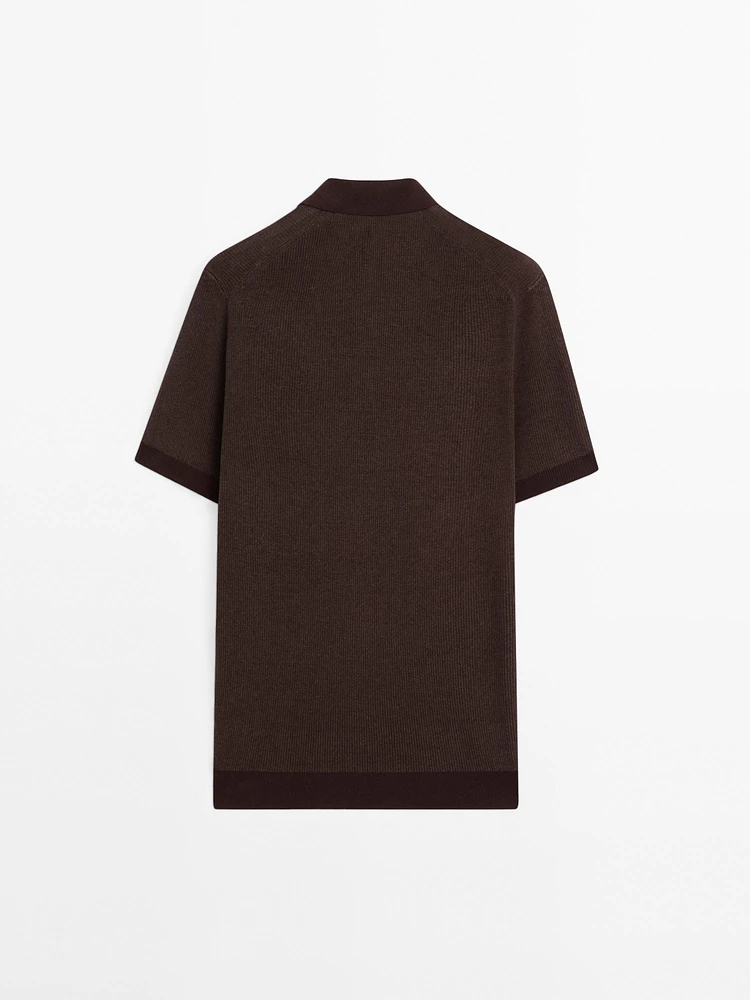 Polo en maille 100 % coton