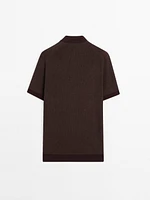 Polo en maille 100 % coton