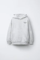 SPORTY HOODED SWEATSHIRT